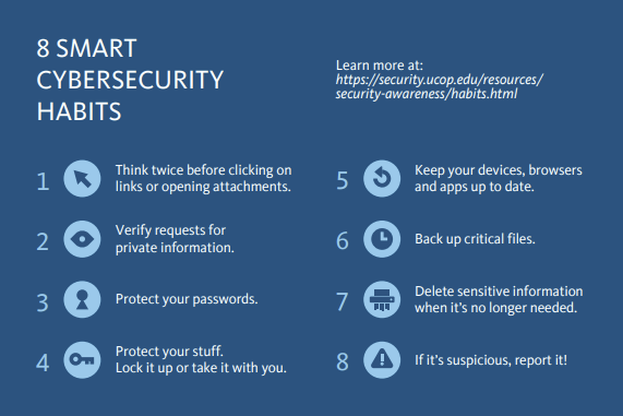 8 cybersecurity habits