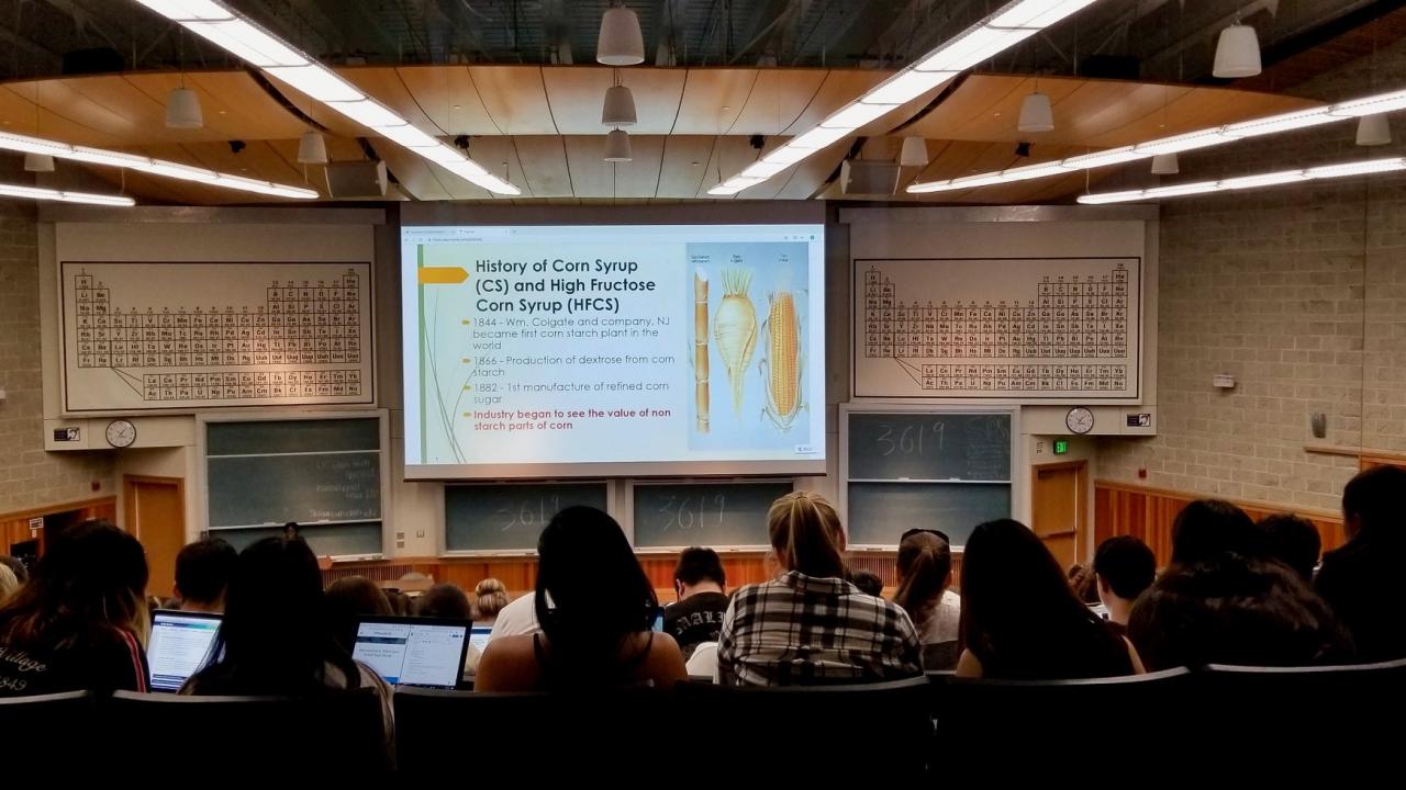 Sciences Lecture Hall, after renovation