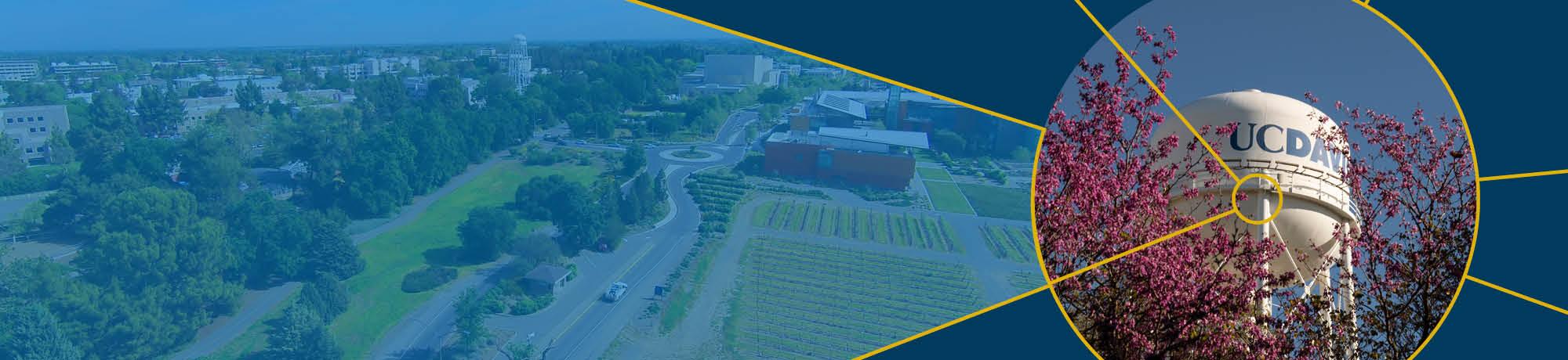 Aerial view of UC Davis campus