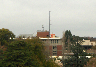 T-Mobile cell site atop Kerr Hall